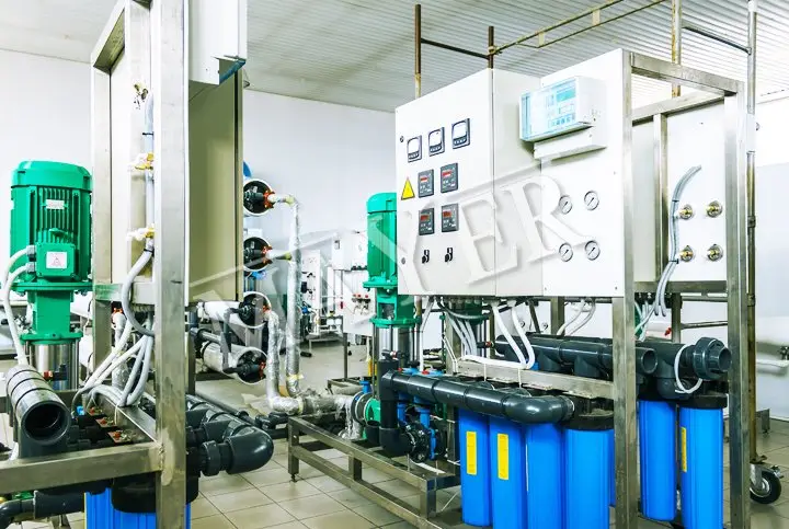 reverse-osmosis-3 Endüstriyel ters ozmoz su arıtma sistemi Mayer üretimi – paslanmaz şase üzerinde RO üniteleri